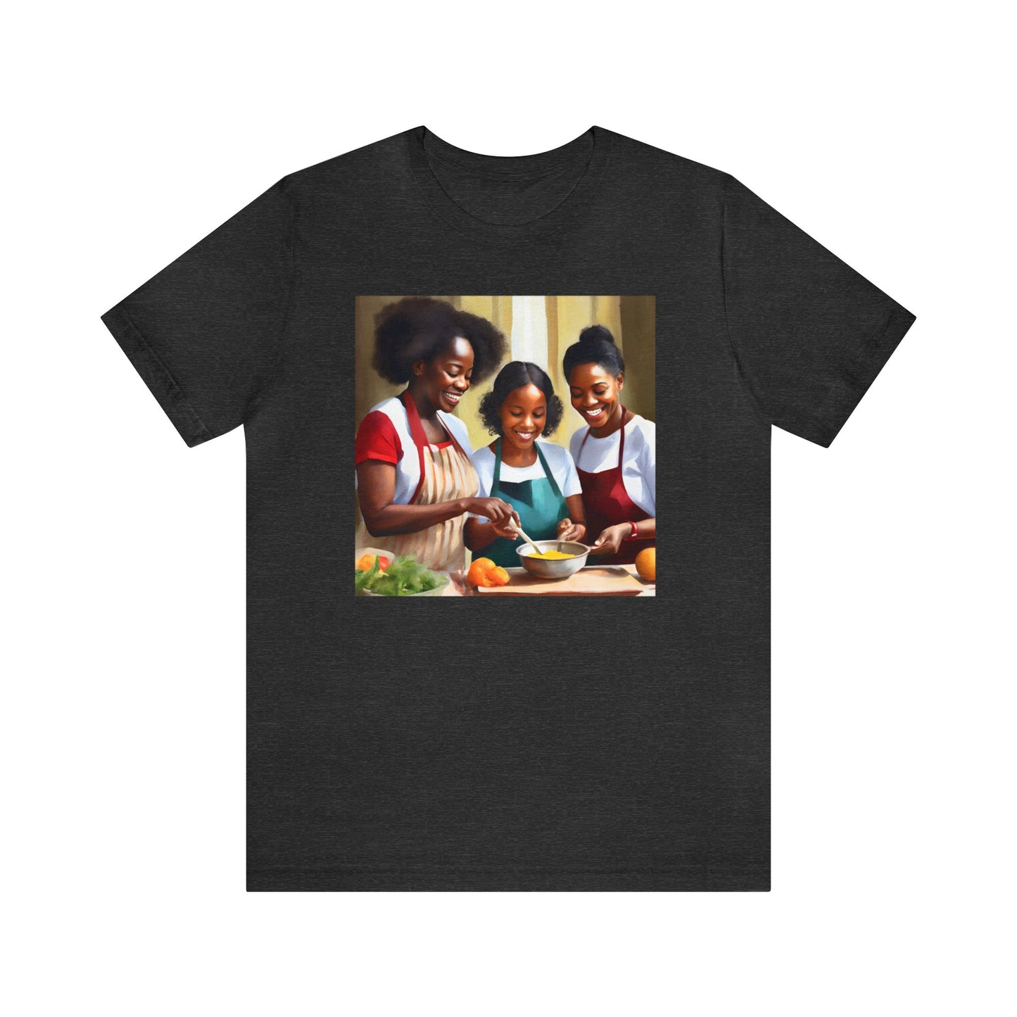 Black Women Cooking Short Sleeve Tee